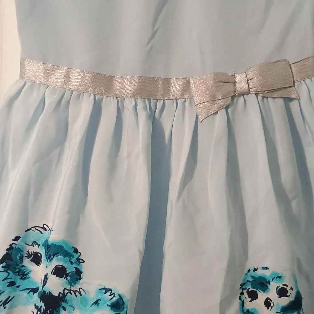 Gymboree/Dress/Girls/18-24M/Blue/Owls Glitter Bow Party